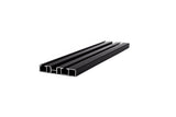 Мех. за плъзгащи врати FST 30/50W – код 011054, Черен мат / Ал. релса за мех. FST 40/60W; 30/50W 501-60 / Цената е за метър!