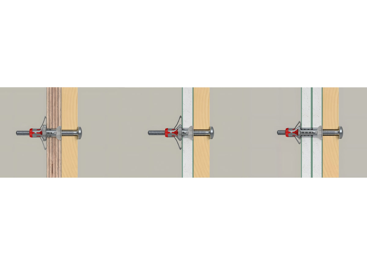 Дюбел за гипсокартон DuoHM 5 x 55 S TX fischer – изглед 3