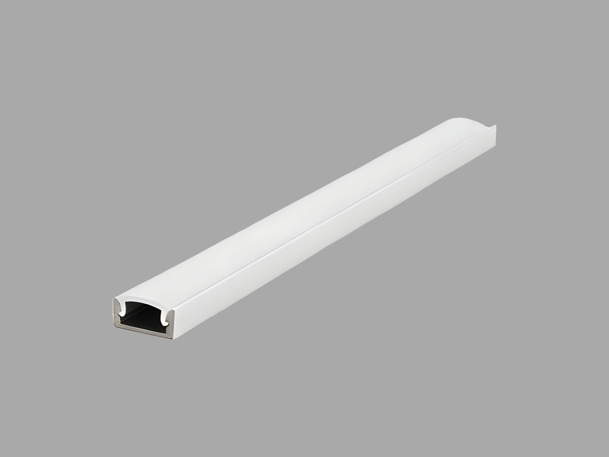 Ал. профил за LED лента /външен/ 7298 – код 070747, Бял профил Алуминий