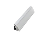 LED профил ъглов /30°/ Мат + мат капак 3м – код 070865, 070865