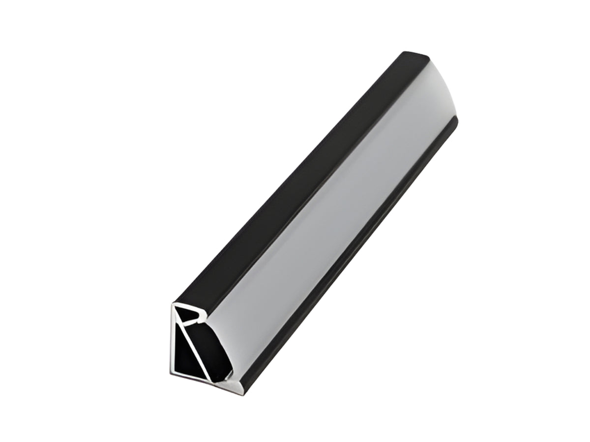 LED профил ъглов /30°/ Мат + мат капак 3м – код 070867, 070867