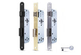 Обикновена брава 521.40R – код 150074B, Хром Заоблена