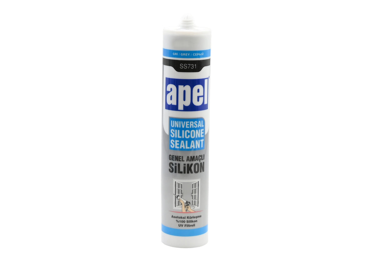 Силикон Apel – код 100243, Сив SS731 250 мл