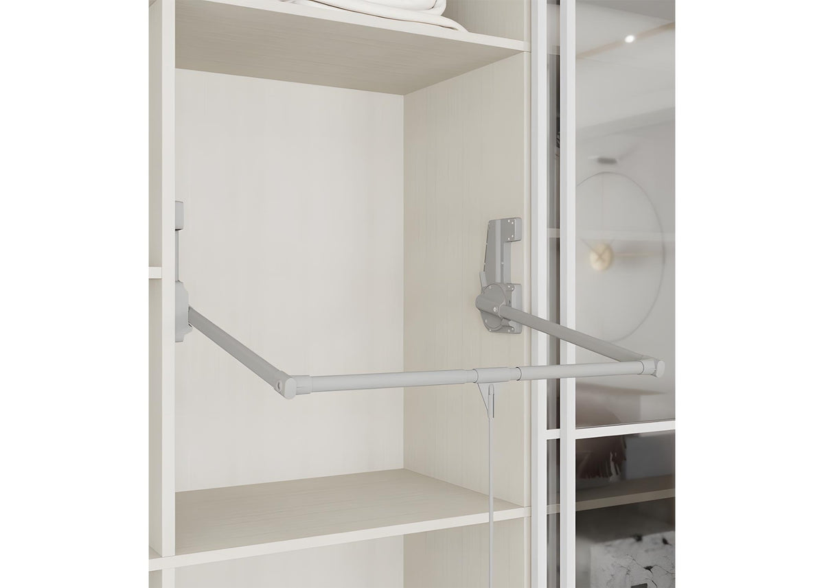 Лифт за гардероб 12кг – код 011123, Сив S-6012-G 850 - 1150 x 130 x 800