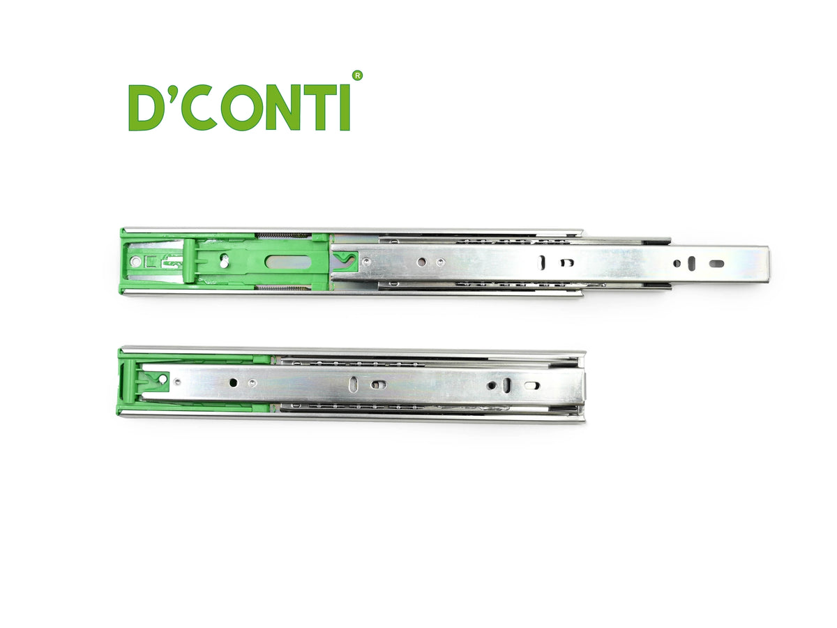 Телескопичен водач с плавно прибиране D'CONTI 45мм – код 011211, 550 мм